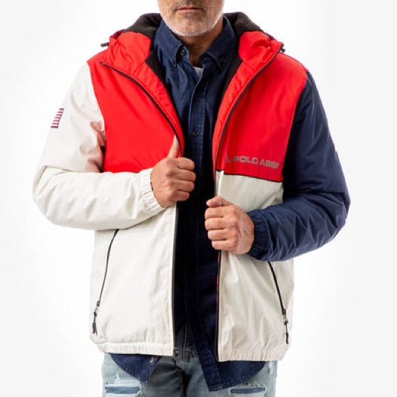 Polo Americana Colorblock Windbreaker - Picture 1 of 7